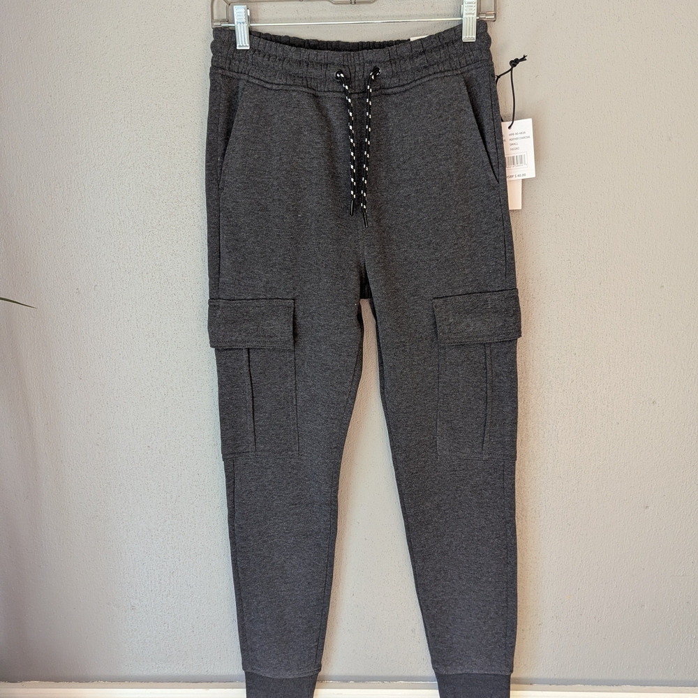 Hype Charcoal Cargo Jogger Pants